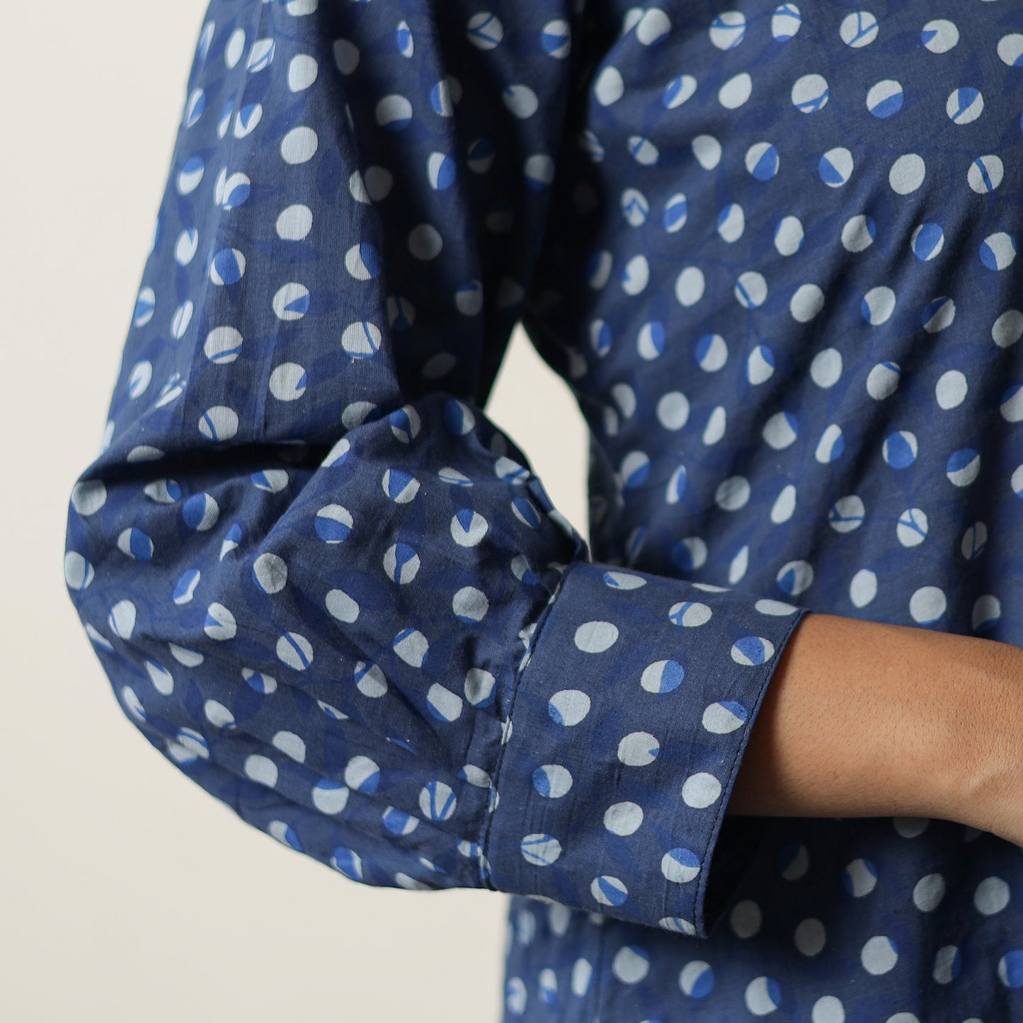 Indigo Hand Block Printed Cotton Co-Ord Set 12 Online at iTokri.com