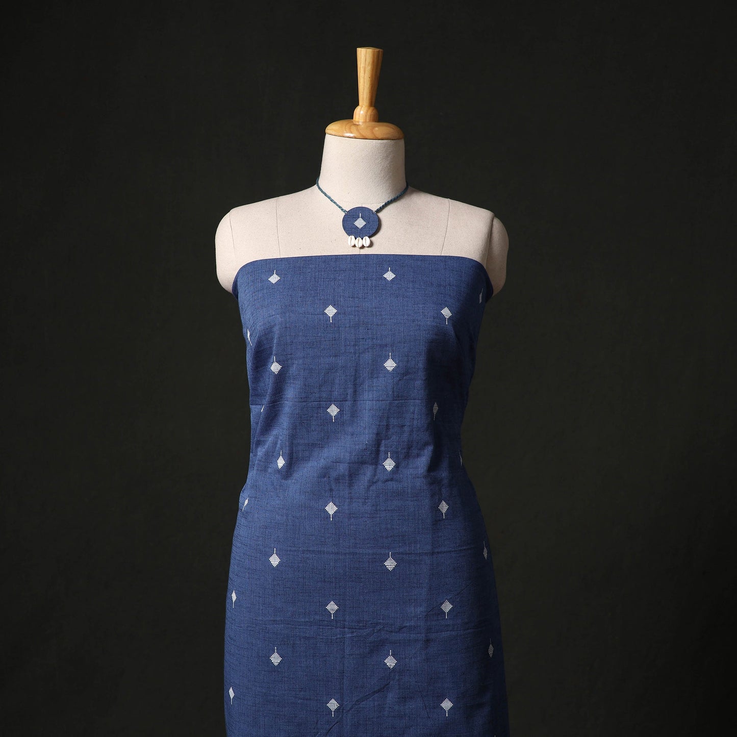 Jacquard cotton 2pc unstitched dress material