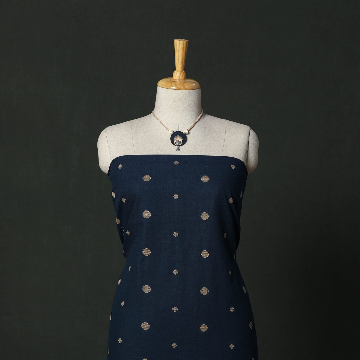 Jacquard cotton 2pc unstitched dress material
