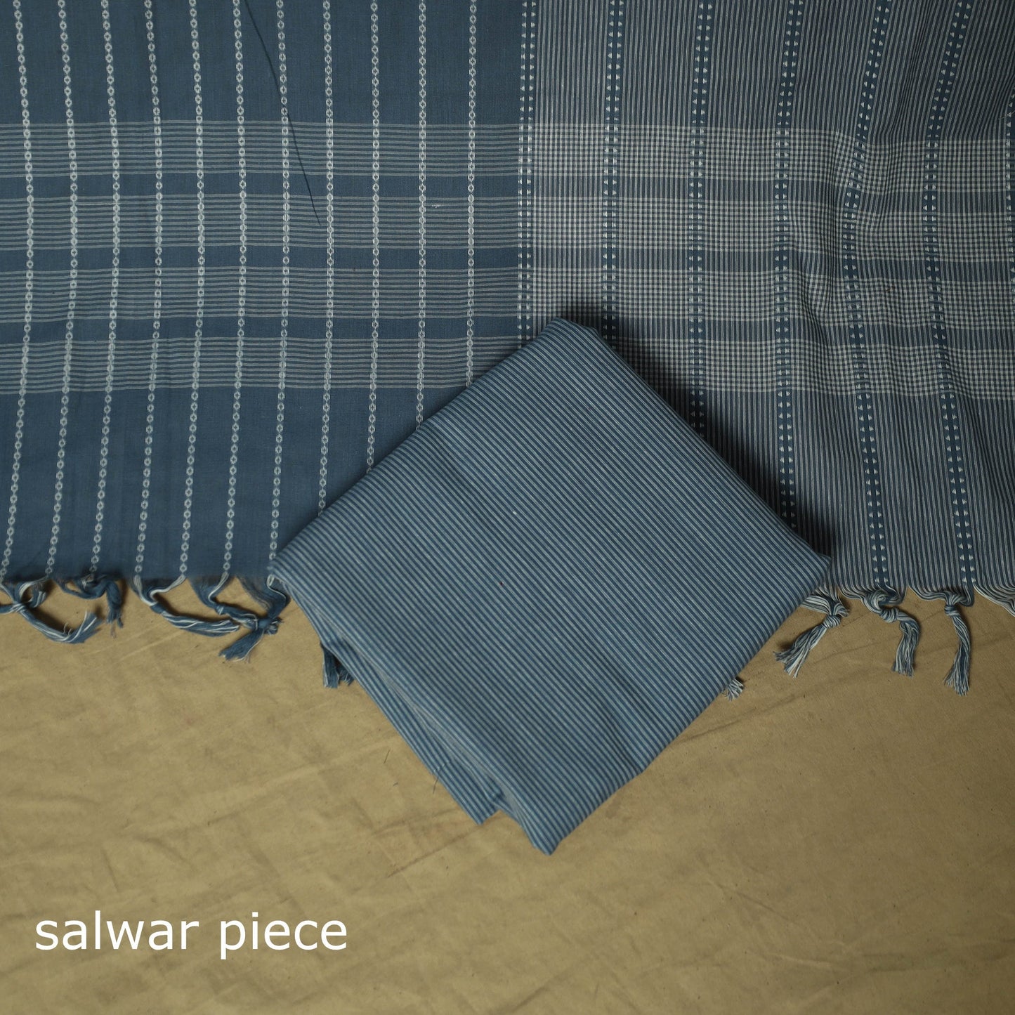 Jacquard cotton 3pc unstitched dress material 05