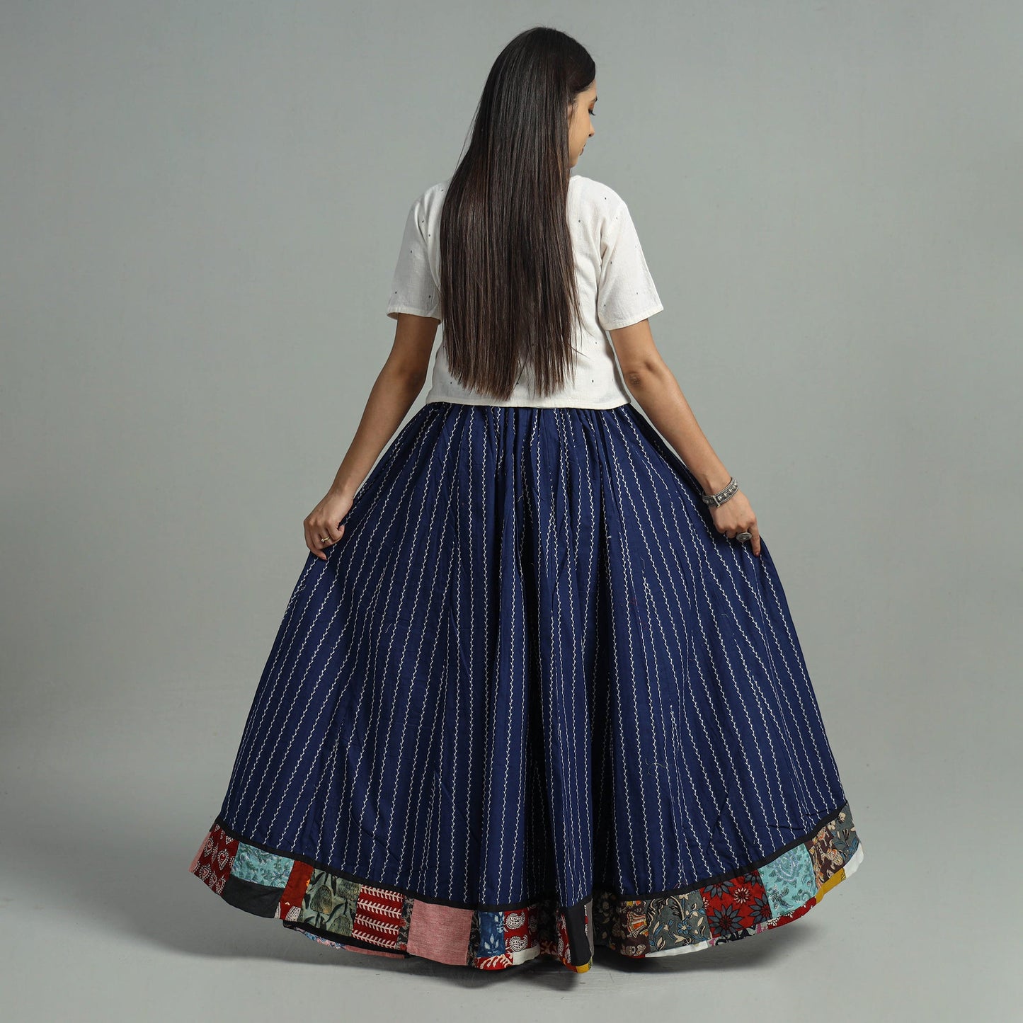 Jacquard Long Skirt