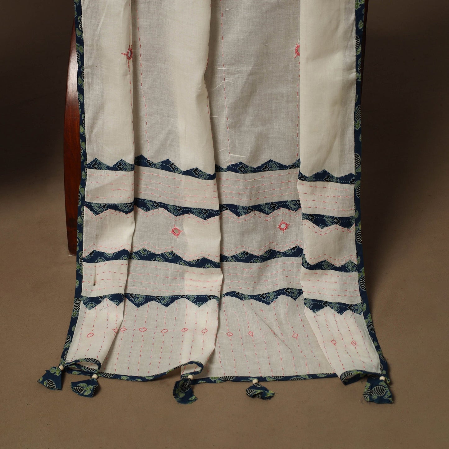 Jacquard weave cotton 2pc unstitched dress material