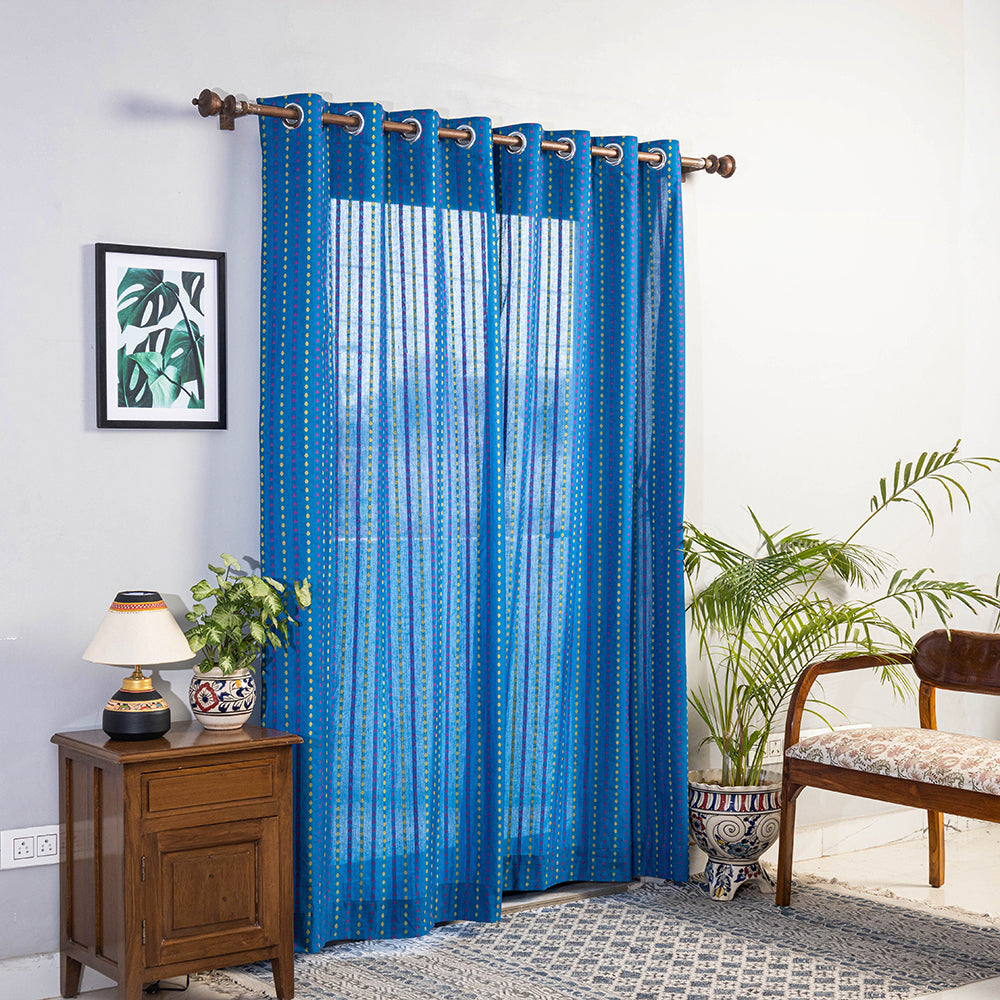 Buy Jacquard Weave Cotton Door Curtain Online at iTokri.com