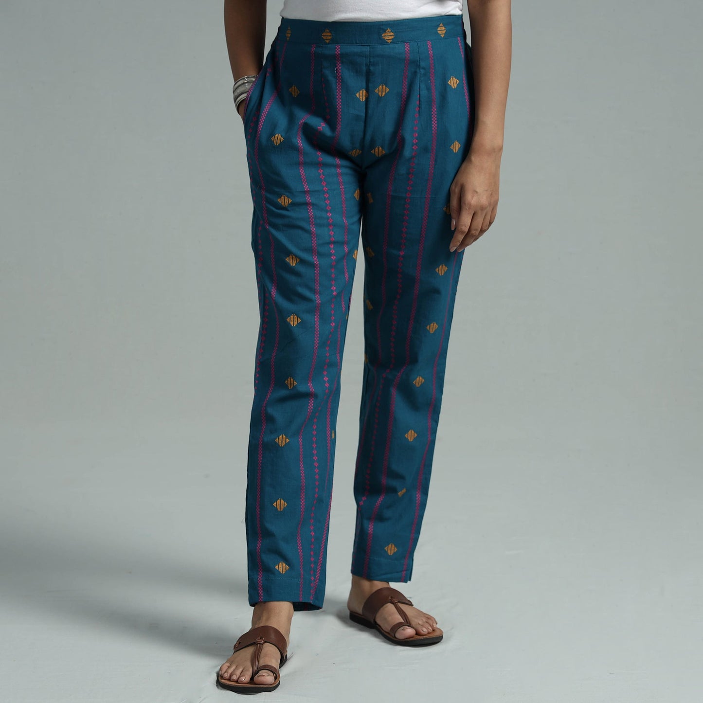 Jacquard Cotton Pant
