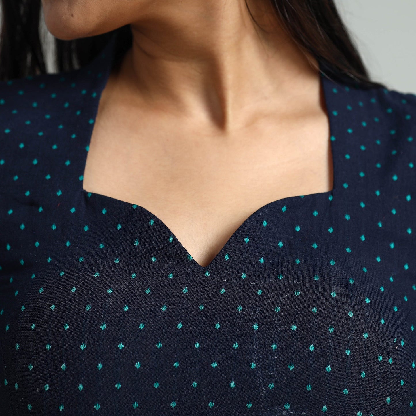 Buy Jacquard Weave Cotton Stitched Blouse