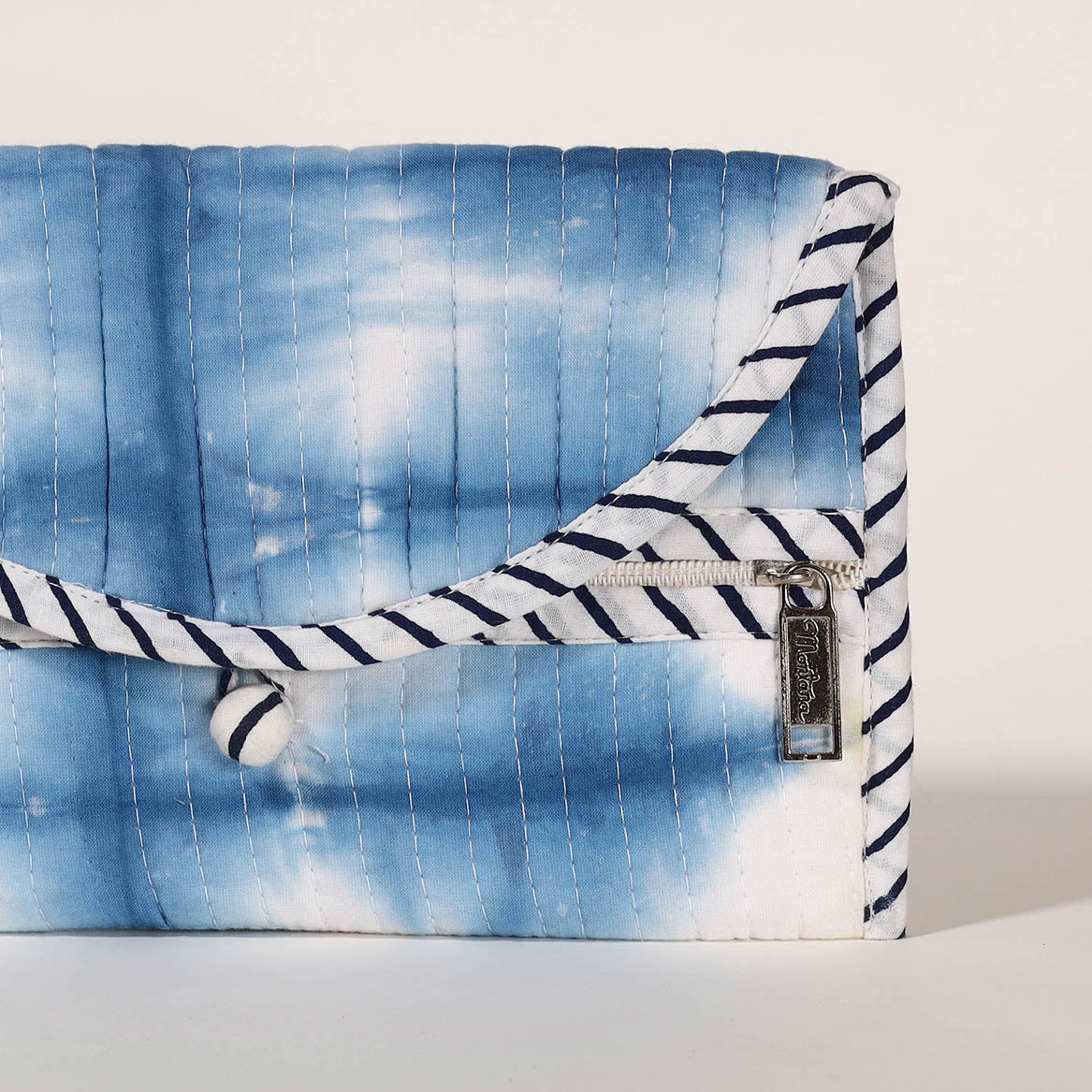 Jaipur Block Printed Cotton Cosmetic Pouch