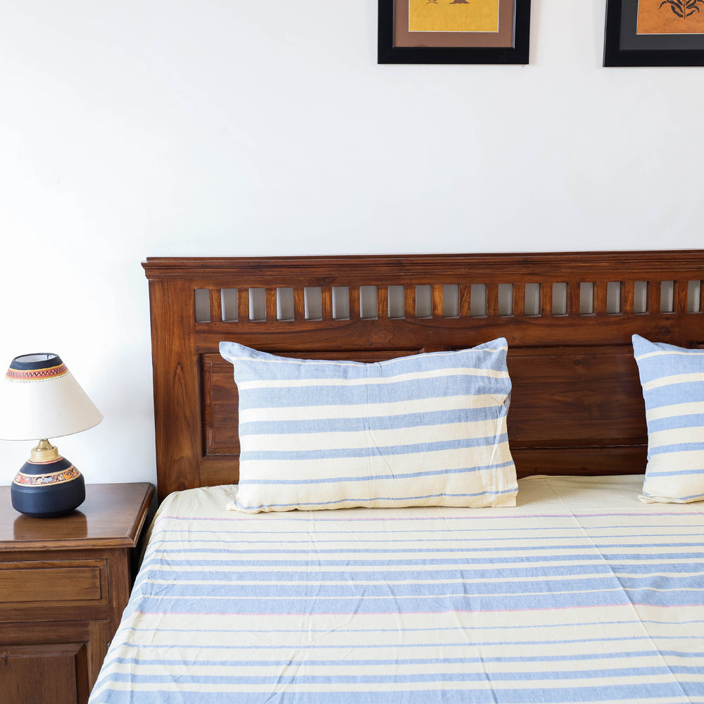 Jhiri Pure Handloom Cotton Double Bedcover