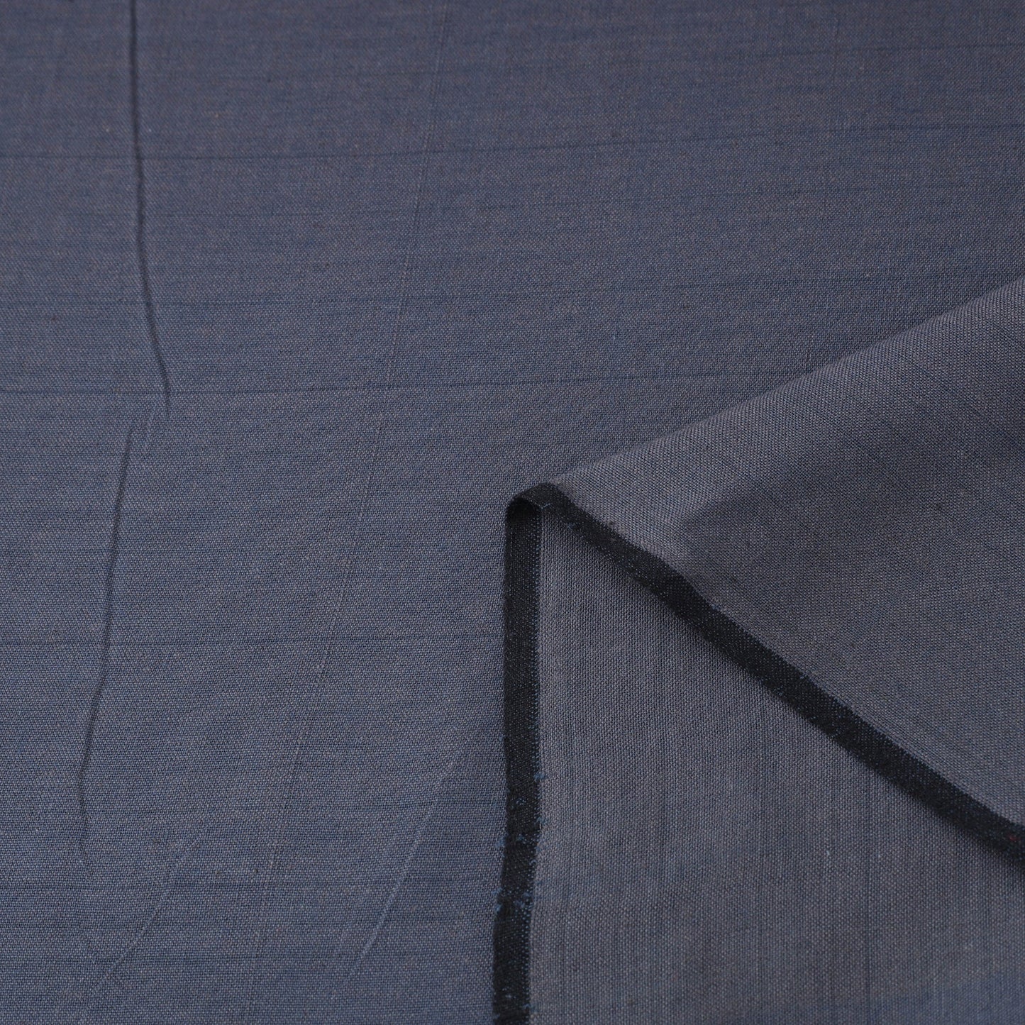Blue Jhiri Pure Handloom Cotton Fabric