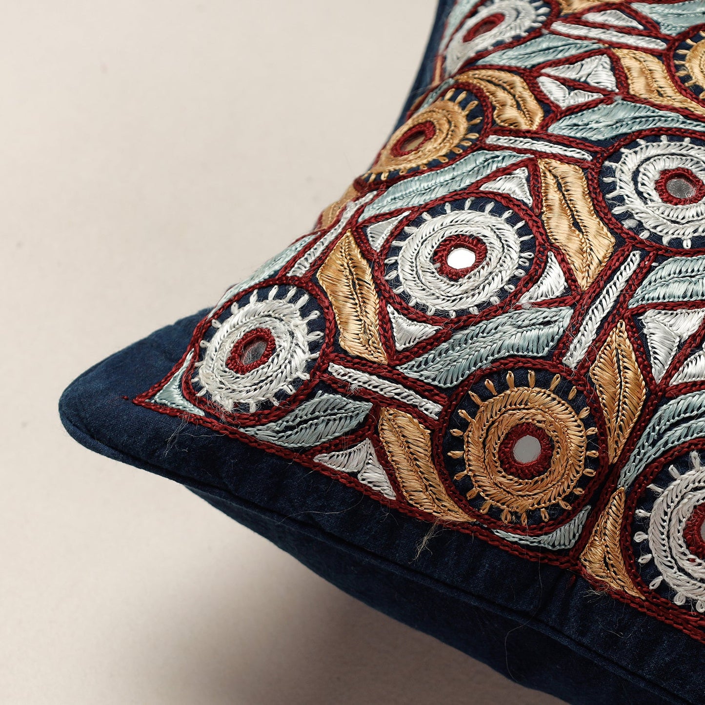 Embroidery Cotton Cushion Cover