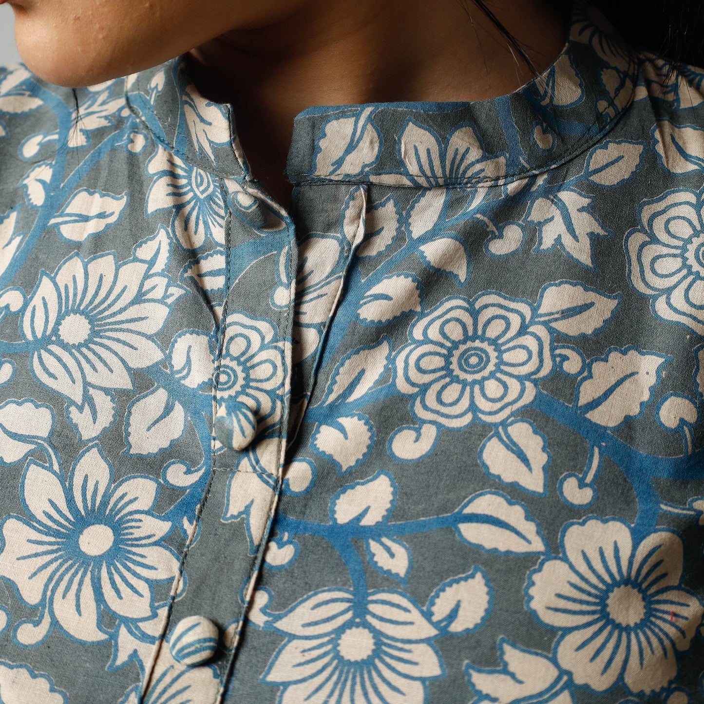 Kalamkari Printed Cotton Kurta For Women