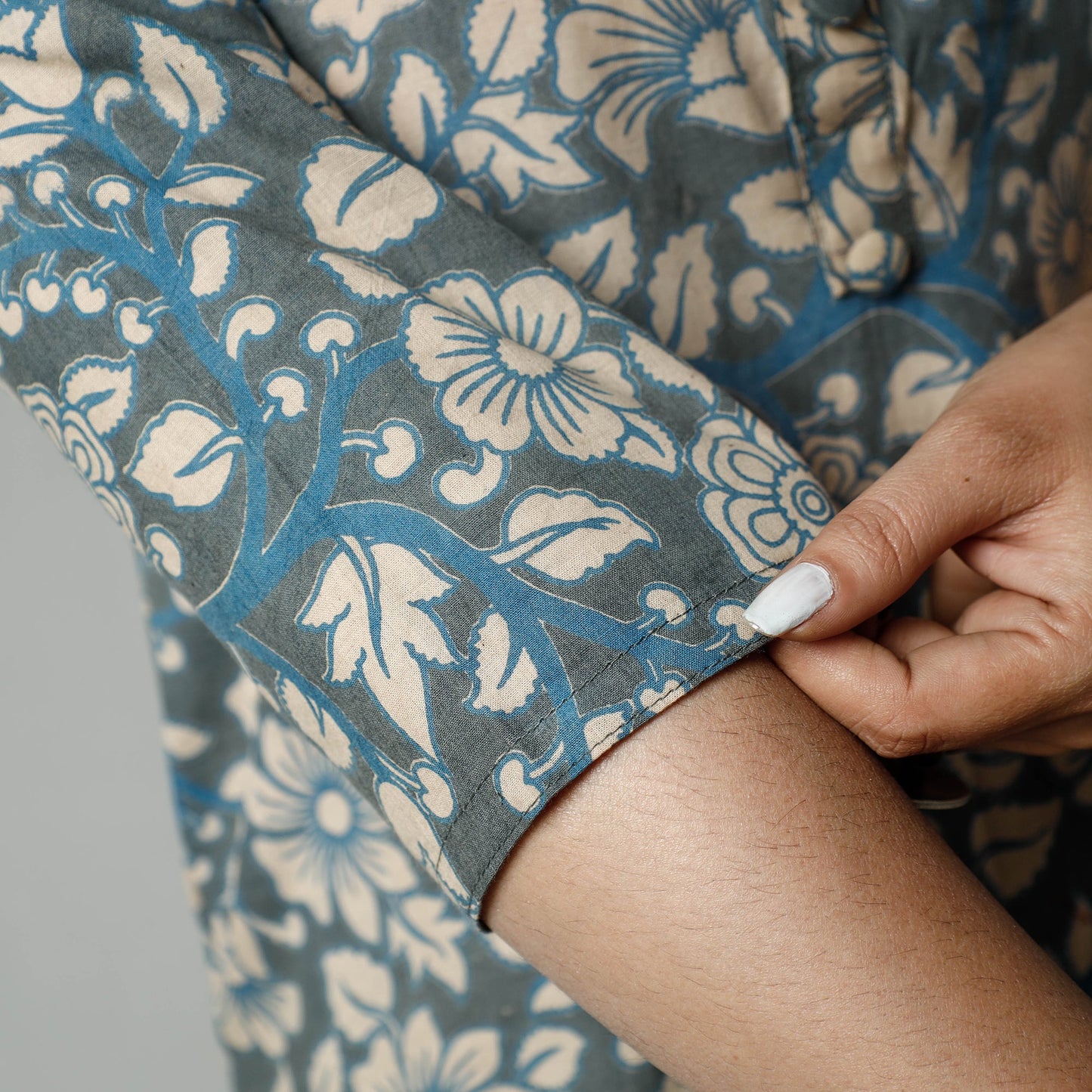 Kalamkari Printed Cotton Kurta For Women