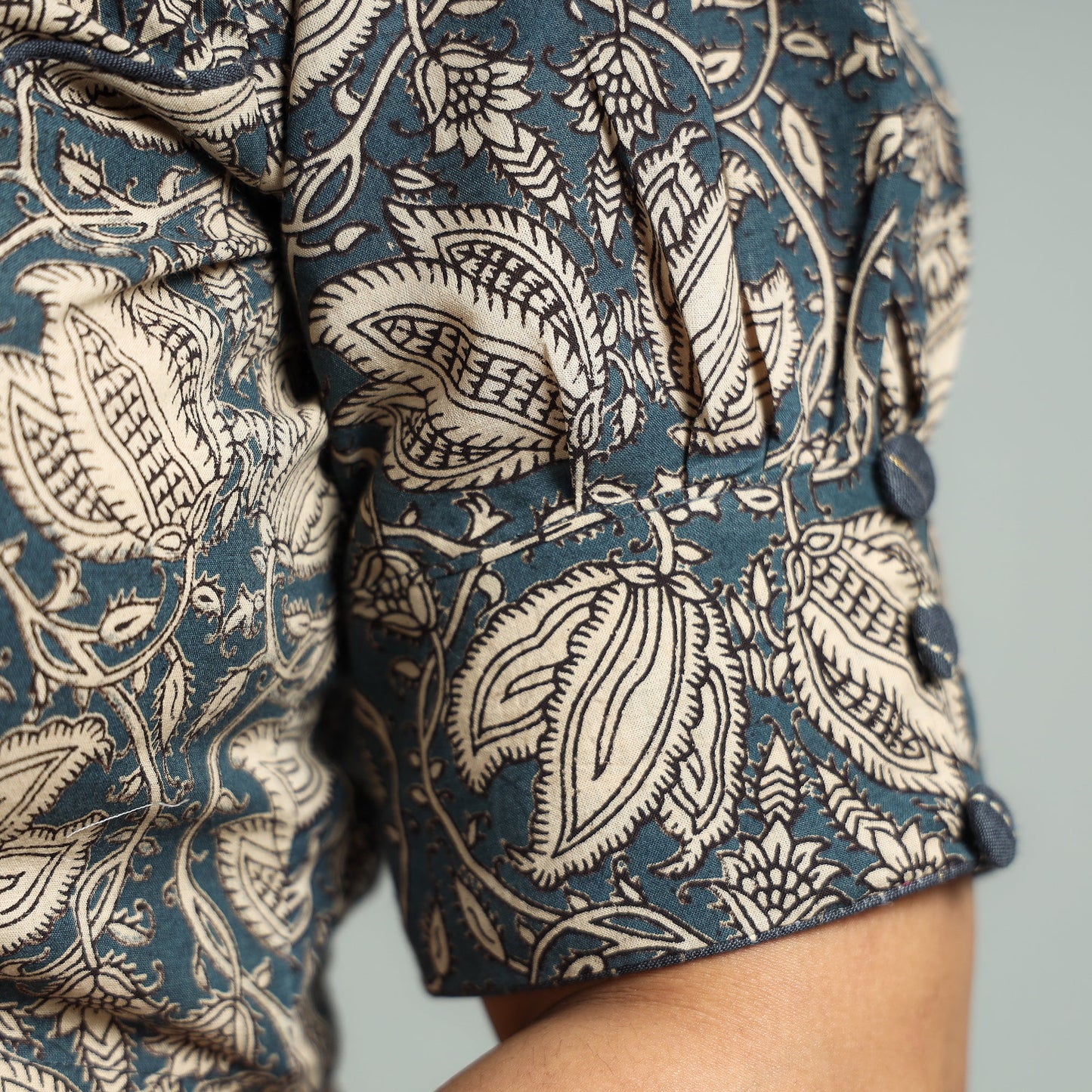 Kalamkari Printed Cotton Stitched Blouse