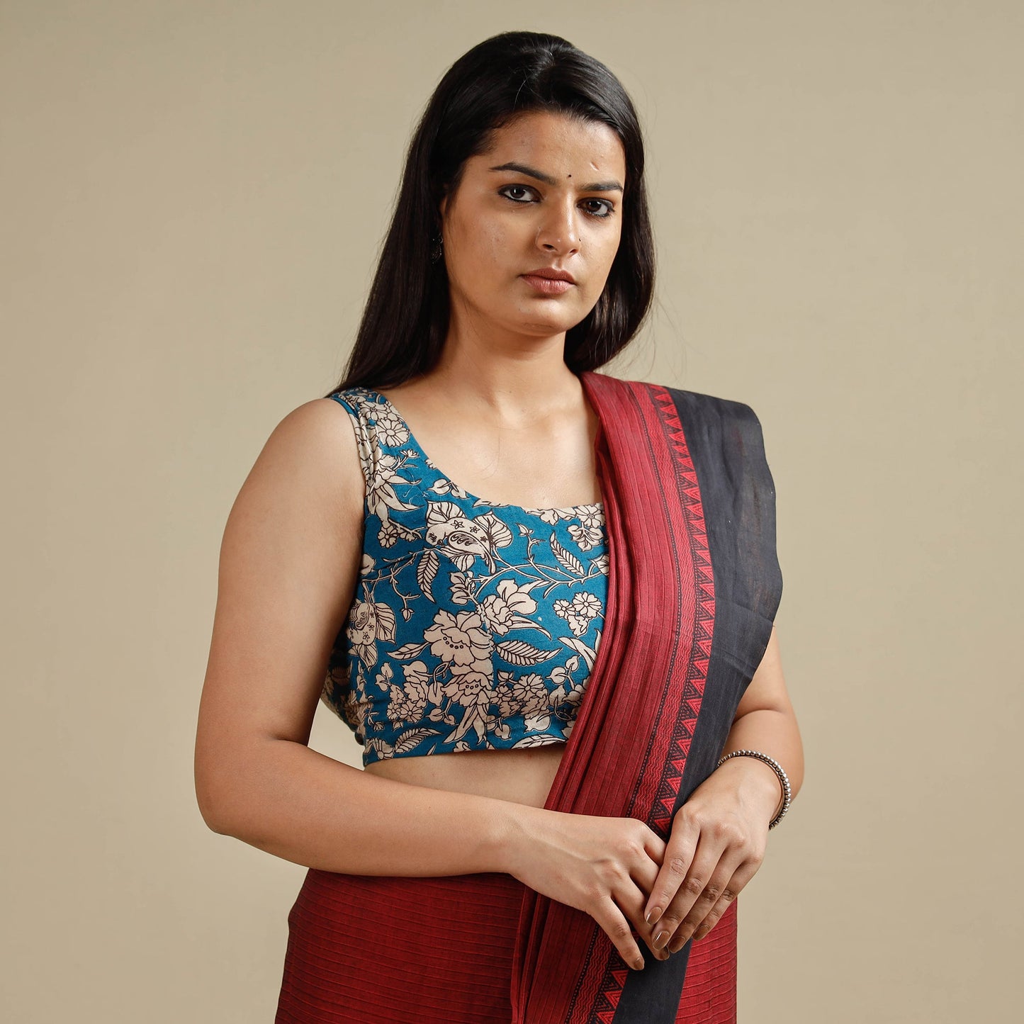 Kalamkari Stitched Blouse