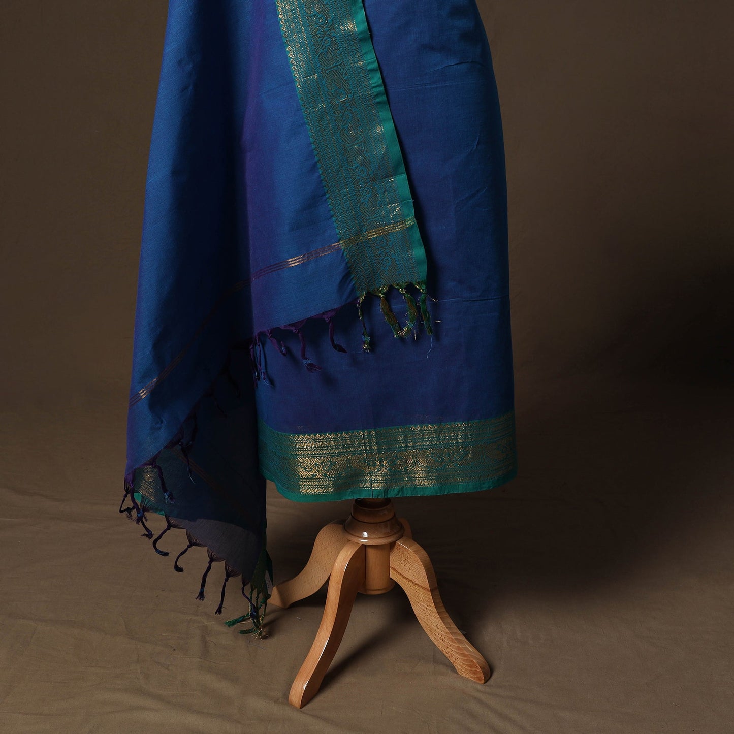 Kandangi chettinad cotton 2pc unstitched dress material 28
