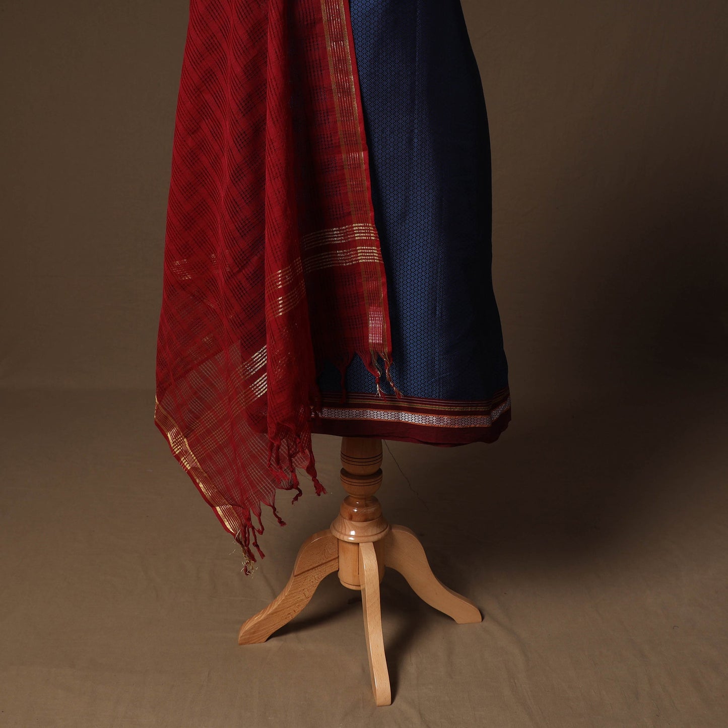 Karnataka khun mercerised cotton 3pc unstitched dress