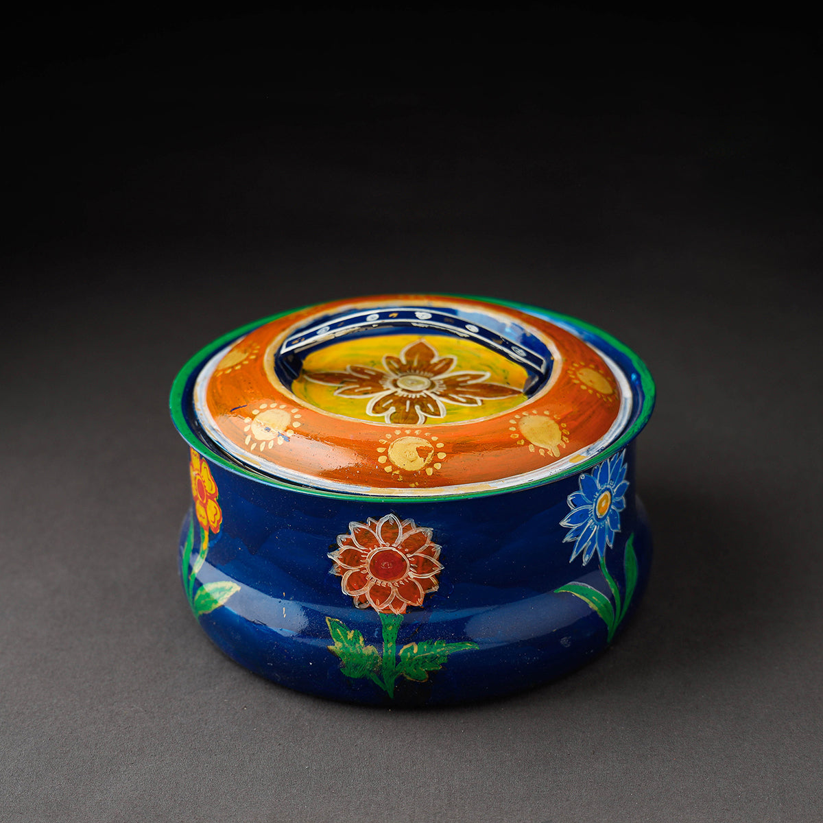 Kavad Handpainted Stainless Steel Casserole