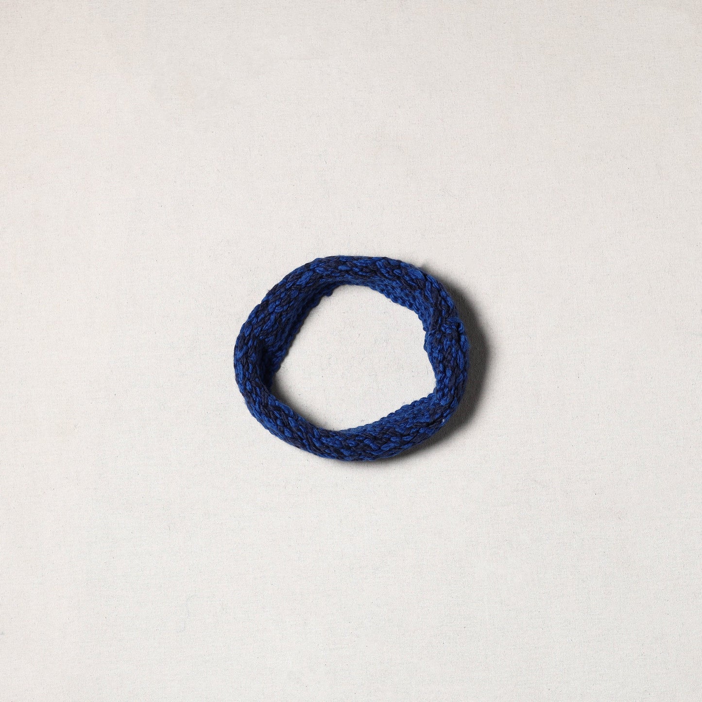 Blue - kullu karishma hand knitted merino wool headband 43