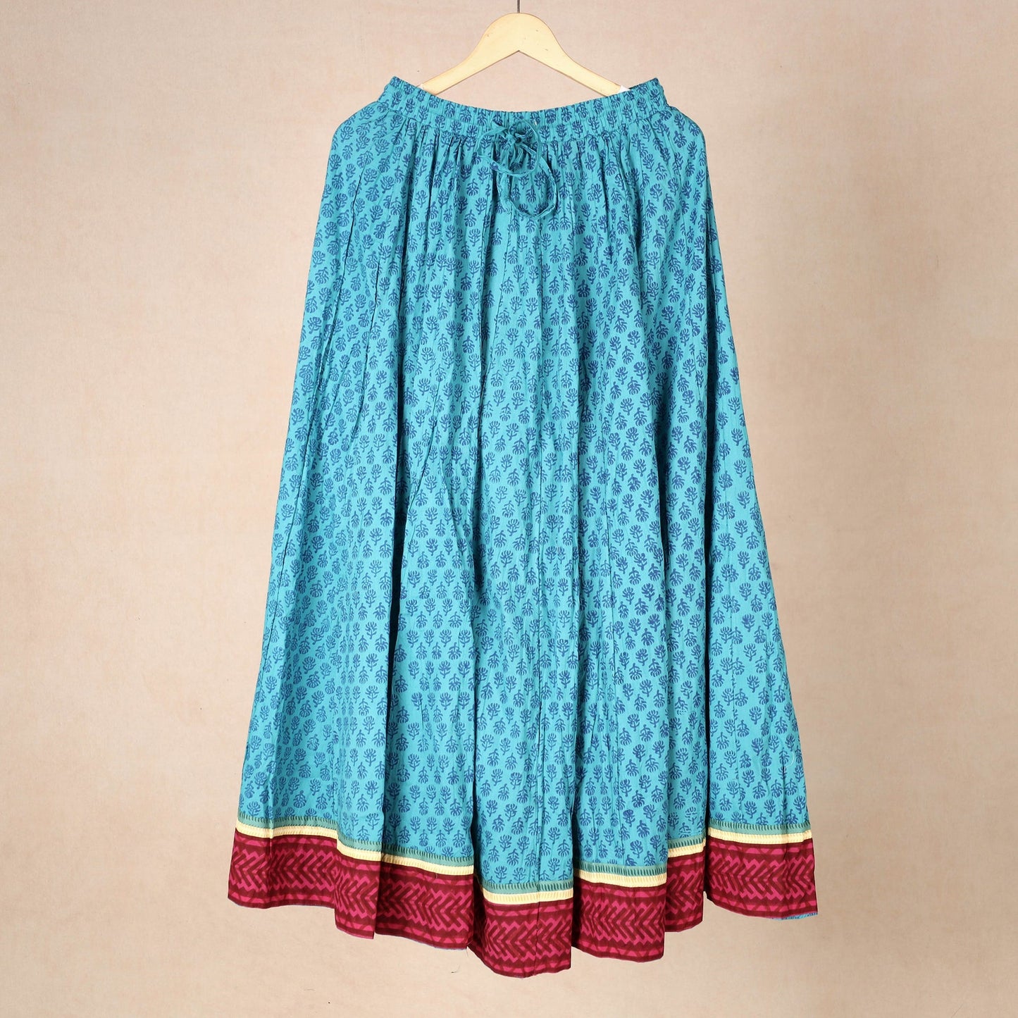 long crinkle skirt