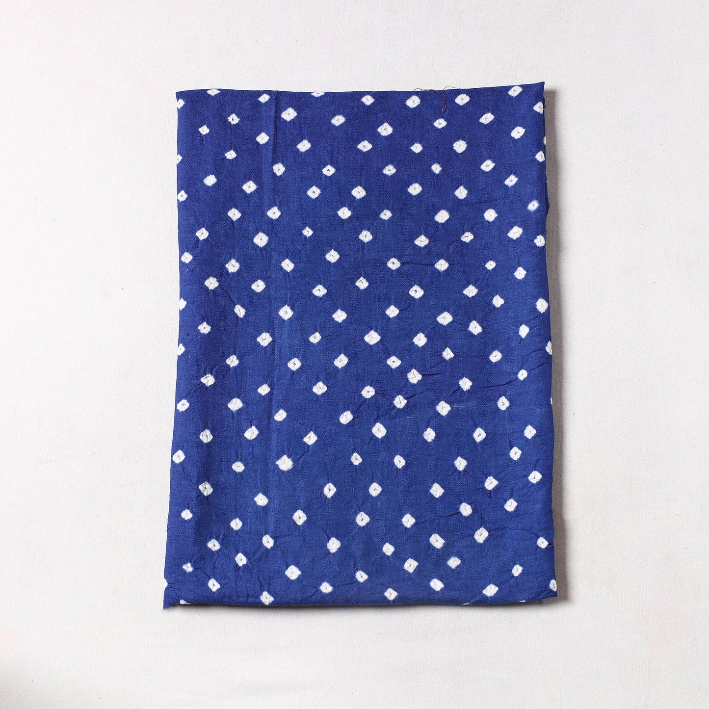 Blue Kutch Bandhani Tie-Dye Cotton Precut Fabric
