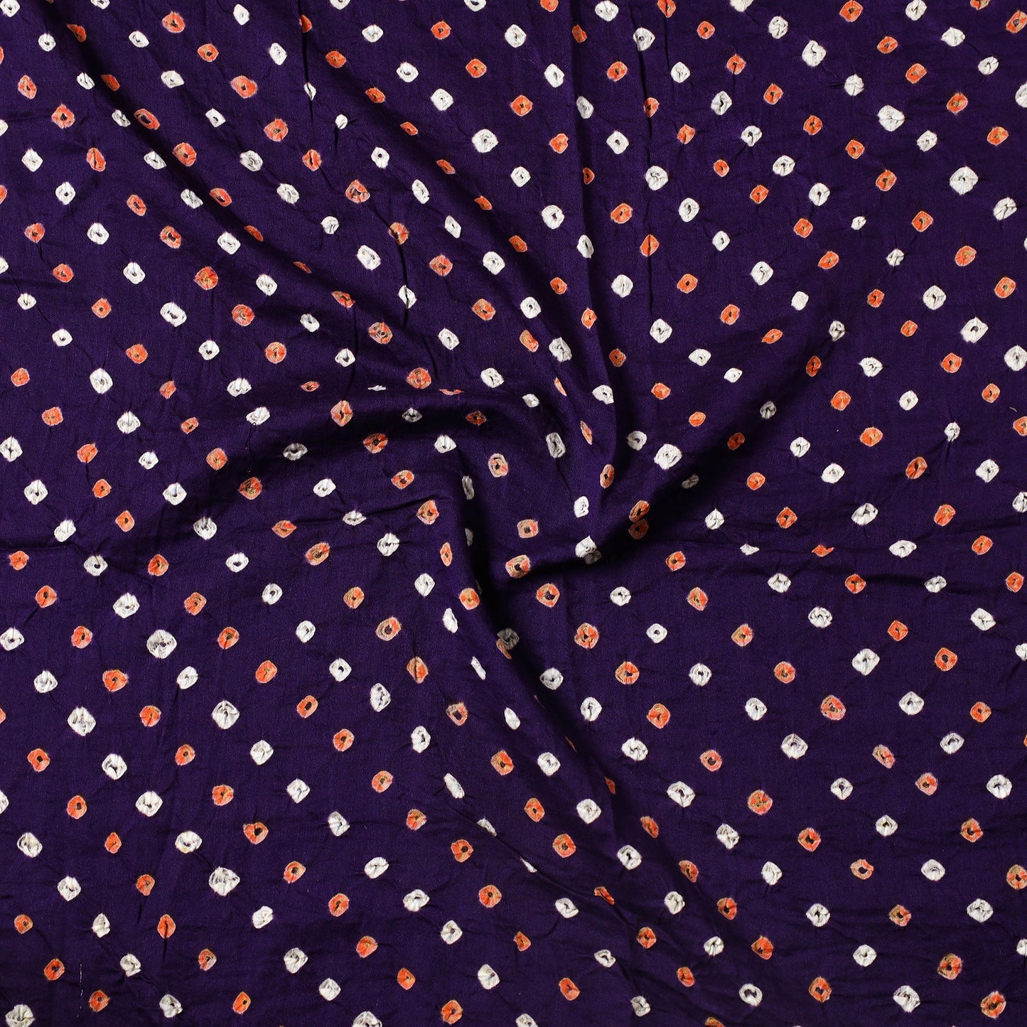 Kutch Bandhani Tie-Dye Mul Cotton Precut Fabric 31