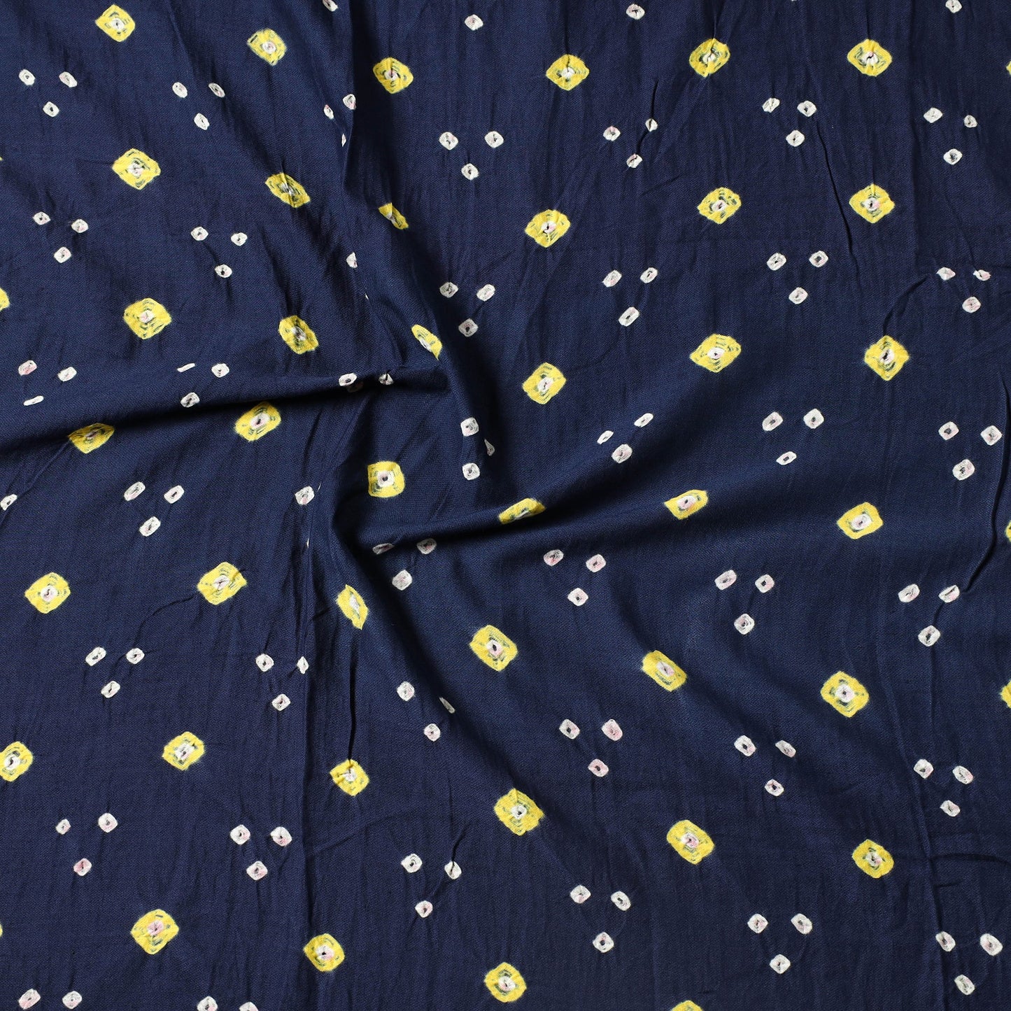 Kutch Bandhani Tie-Dye Mul Cotton Precut Fabric 16