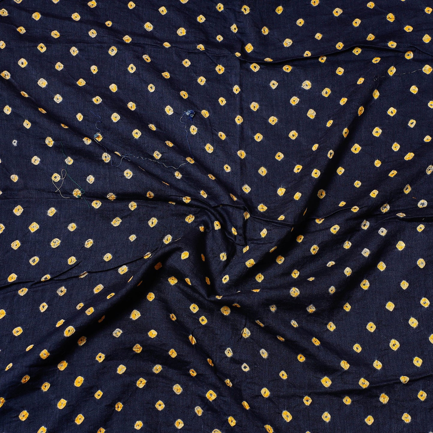 Kutch Bandhani Tie-Dye Satin Cotton Precut Fabric