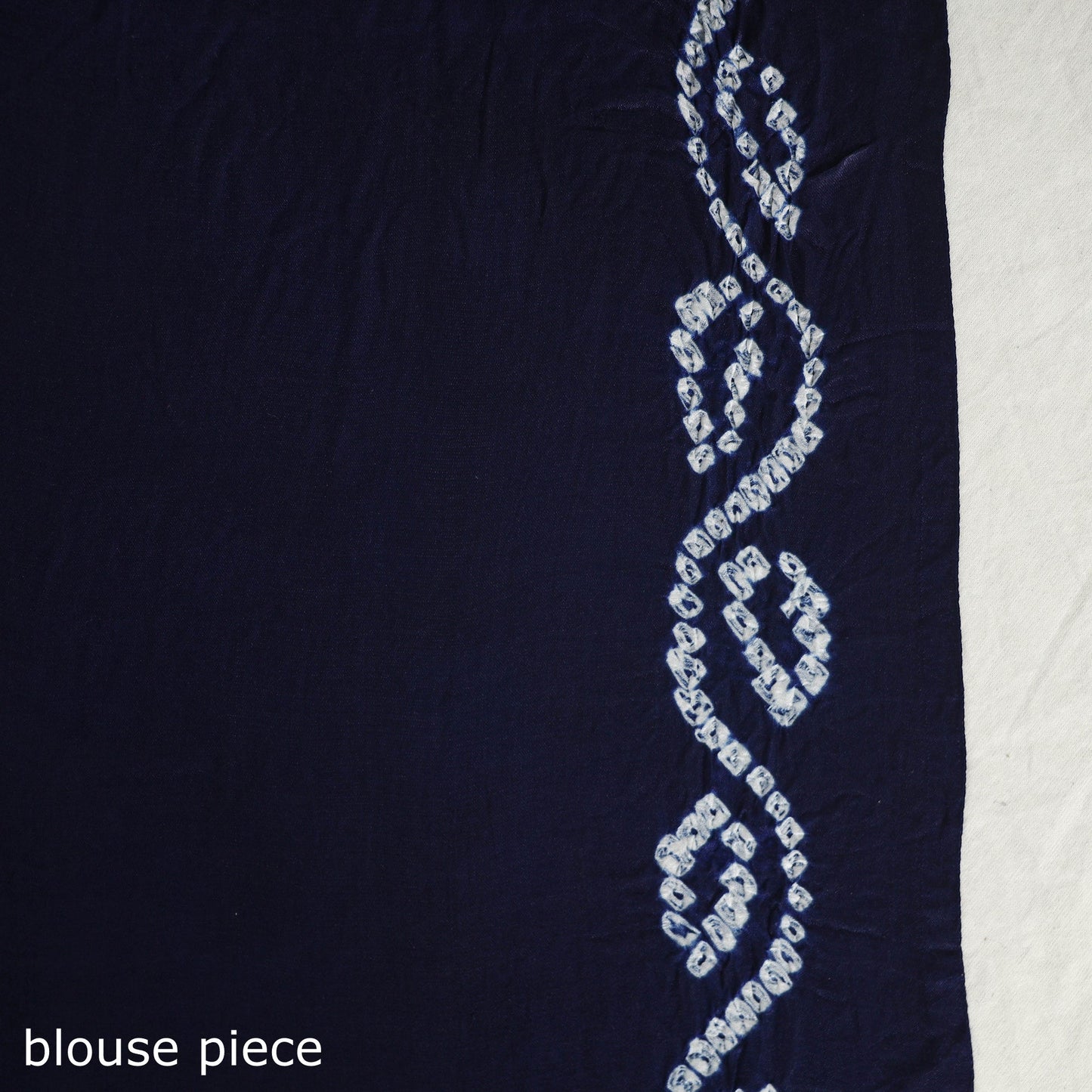 Blue Kutch Dani Bandhani Tie-Dye Gajji Silk Zari Work Saree