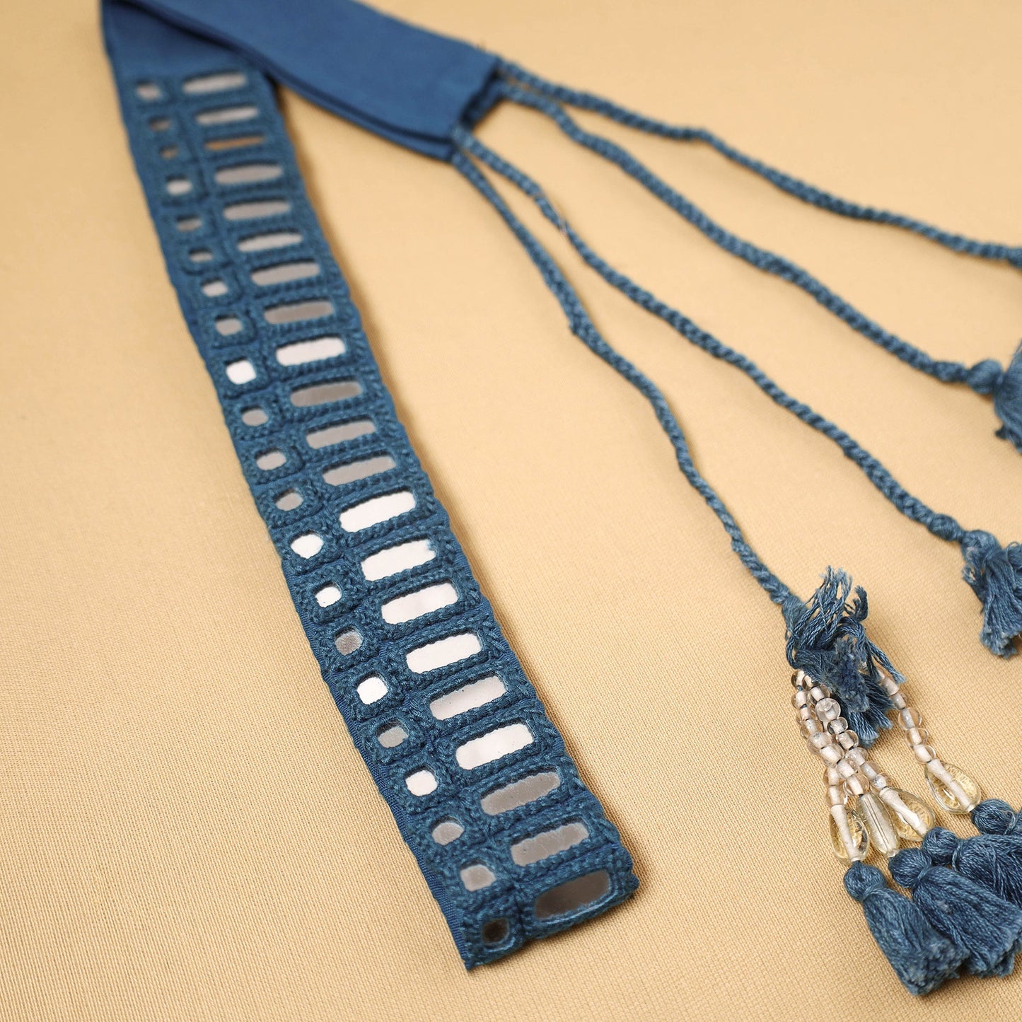 Kutch embroidery mirror work dori waist belt / kamarbandh