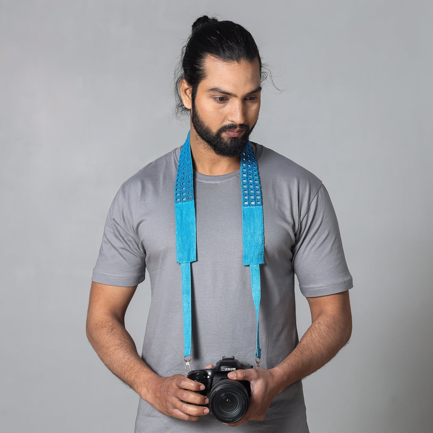 Mirror Work Kutchi Embroidery Fabric Camera Belt
