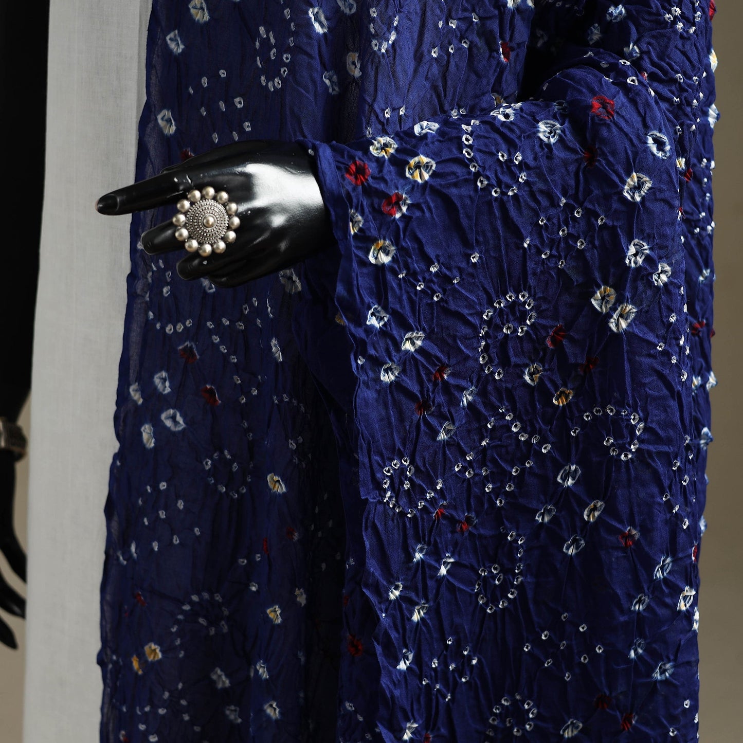 Kutch tie-dye cotton bandhani dupatta 91 - handcrafted