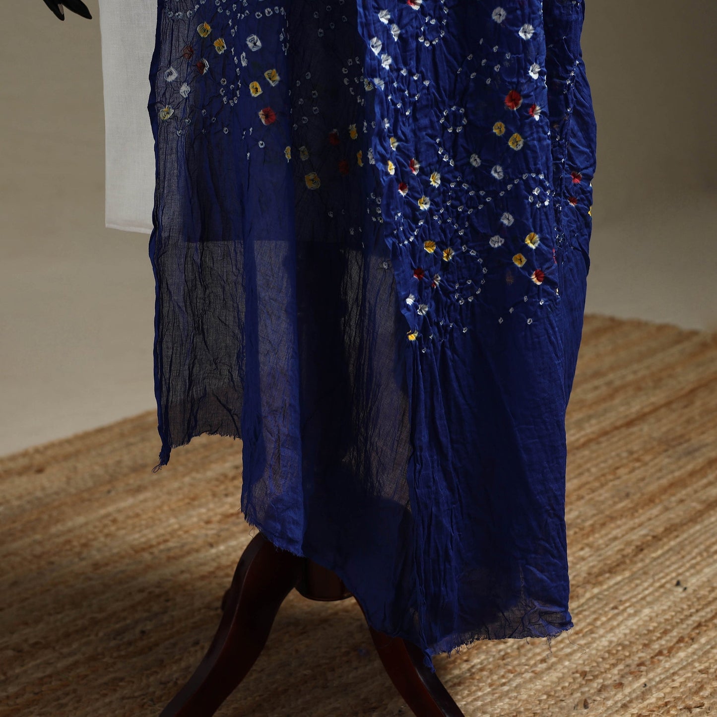 Kutch tie-dye cotton bandhani dupatta 98 - handcrafted