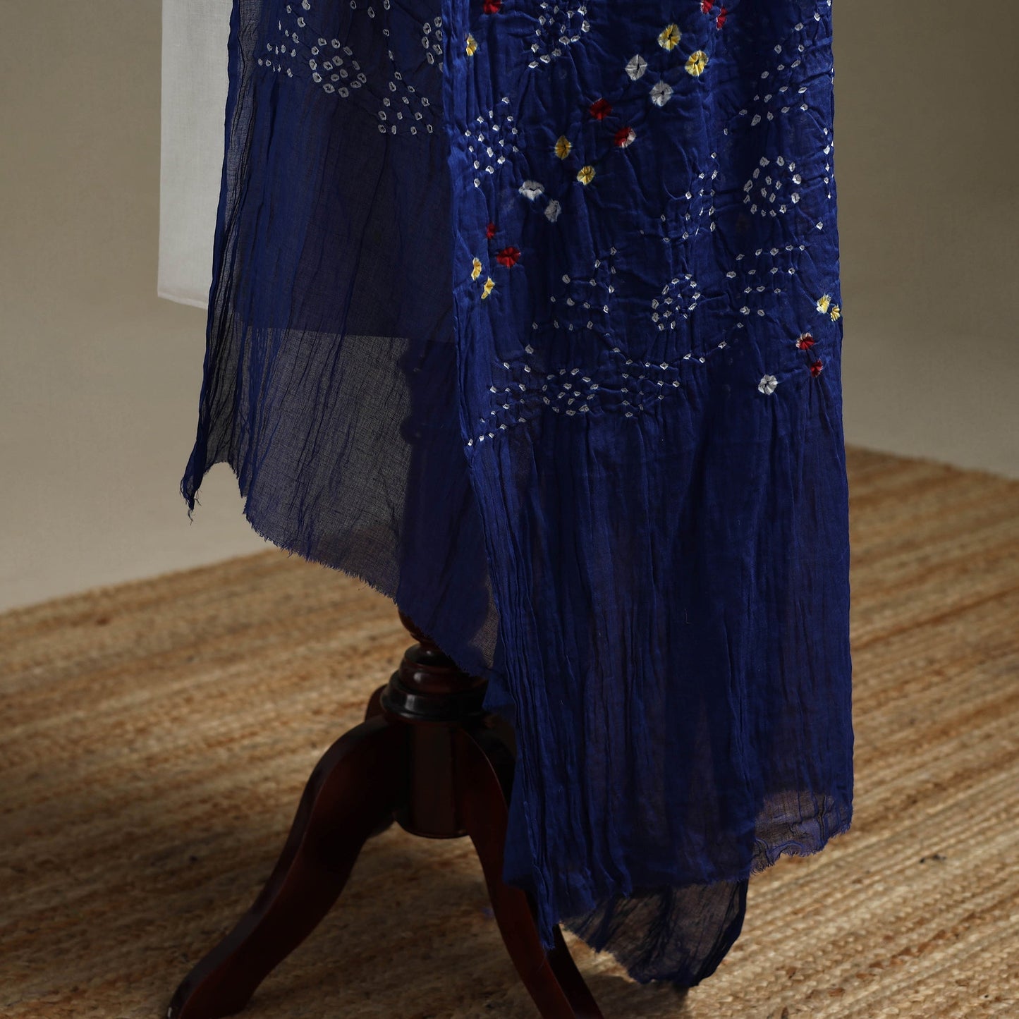 Kutch tie-dye cotton bandhani dupatta 99 - handcrafted
