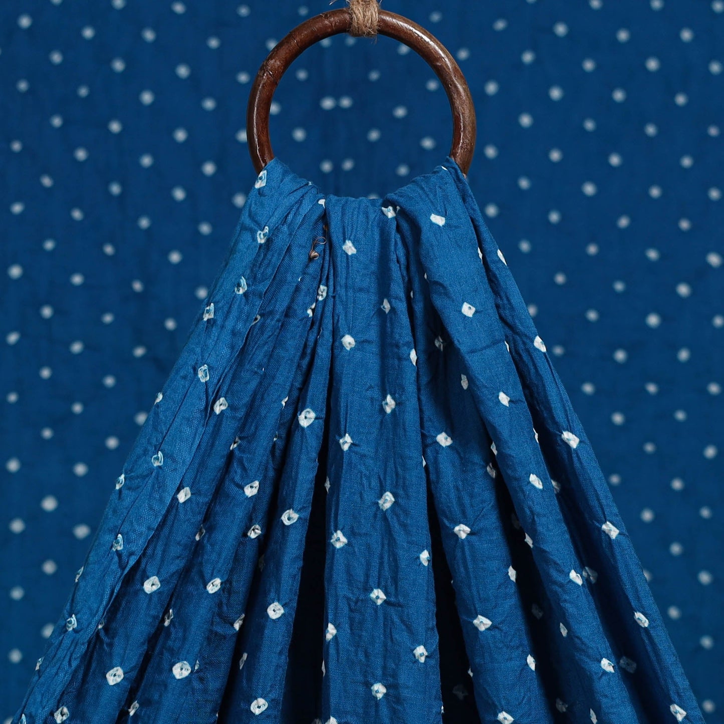 Kutch tie-dye cotton bandhani fabric 12 - handcrafted