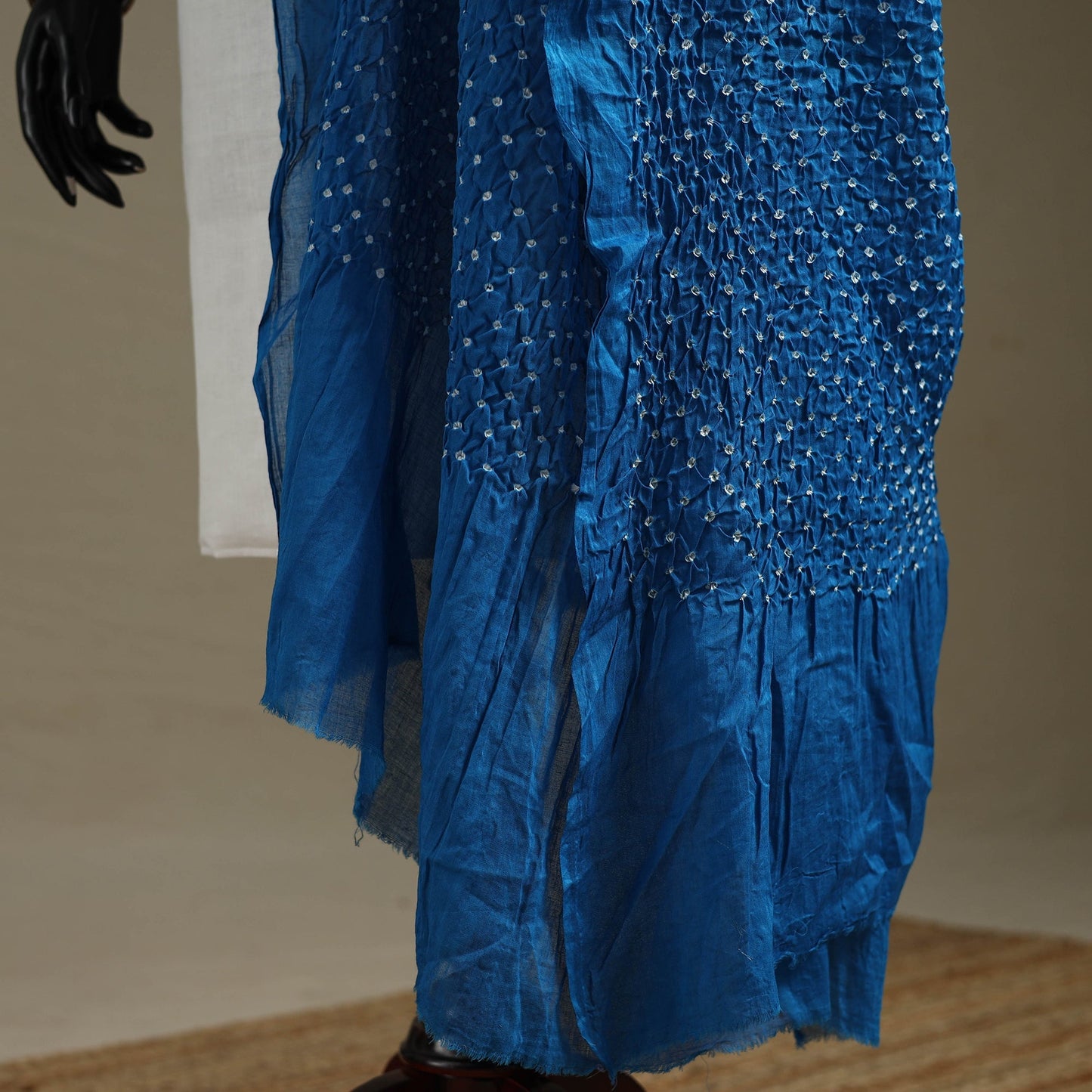 Kutch tie-dye cotton heavy bandhani dupatta 10 - handcrafted