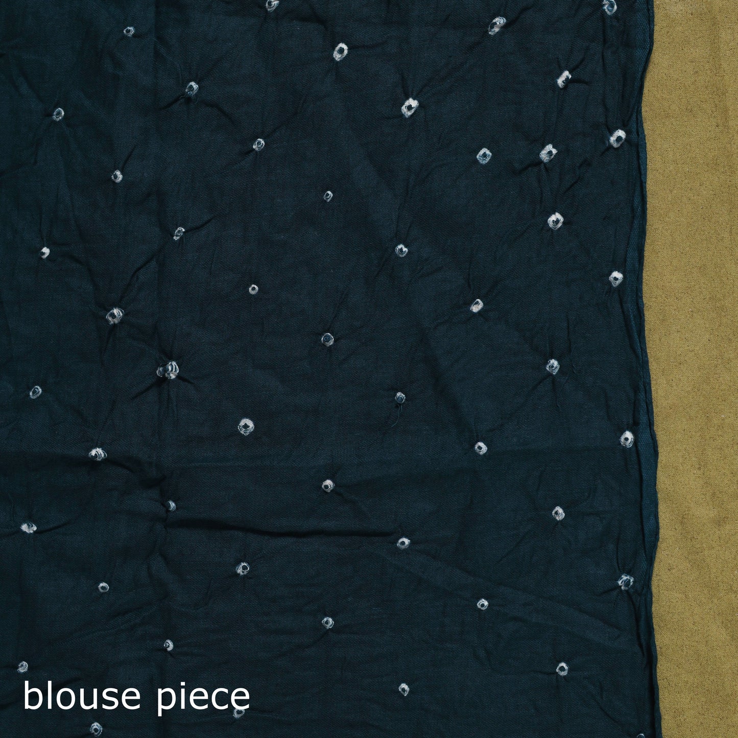 Kutch tie-dye pure cotton bandhani saree 16 - handcrafted