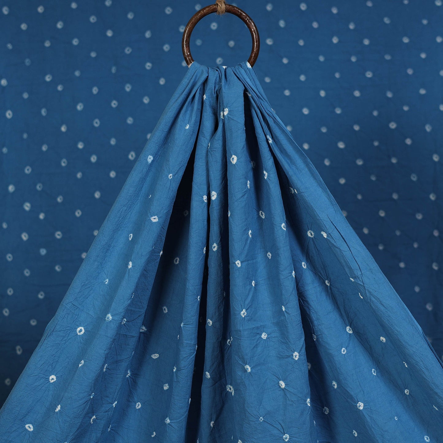 Kutch tie-dye pure mul cotton bandhani fabric 13