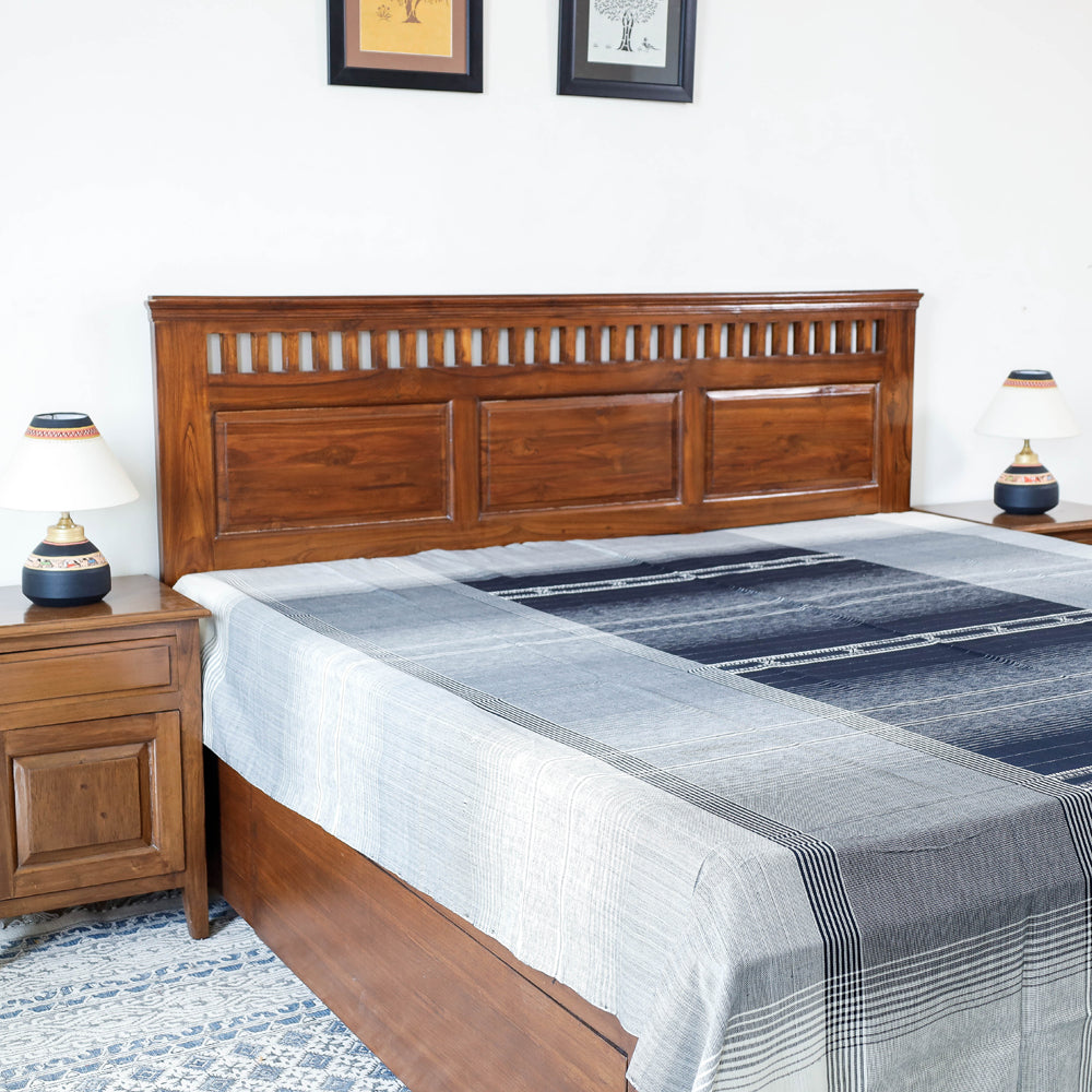 Kutch Weave Pure Hand loom Cotton Bed cover (90 x 108 in)