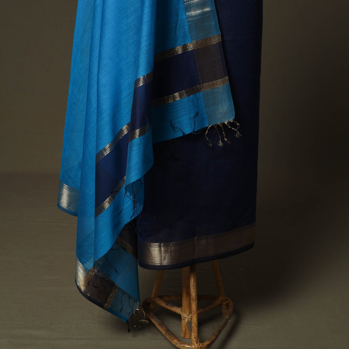 Maheshwari silk handloom 2pc unstitched dress material