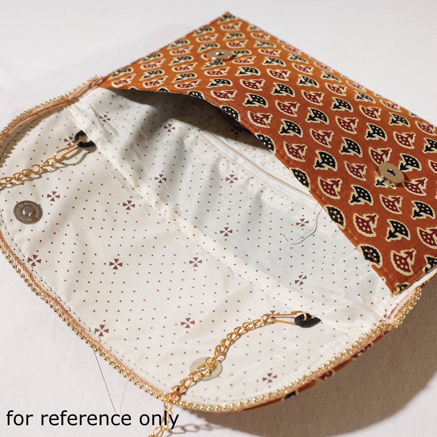 Blue Marudhara Printed Sling Clutch Wallet