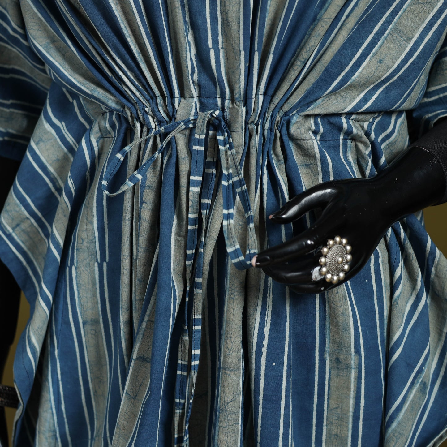 Natural dyed hand akola cotton medium kaftan 78