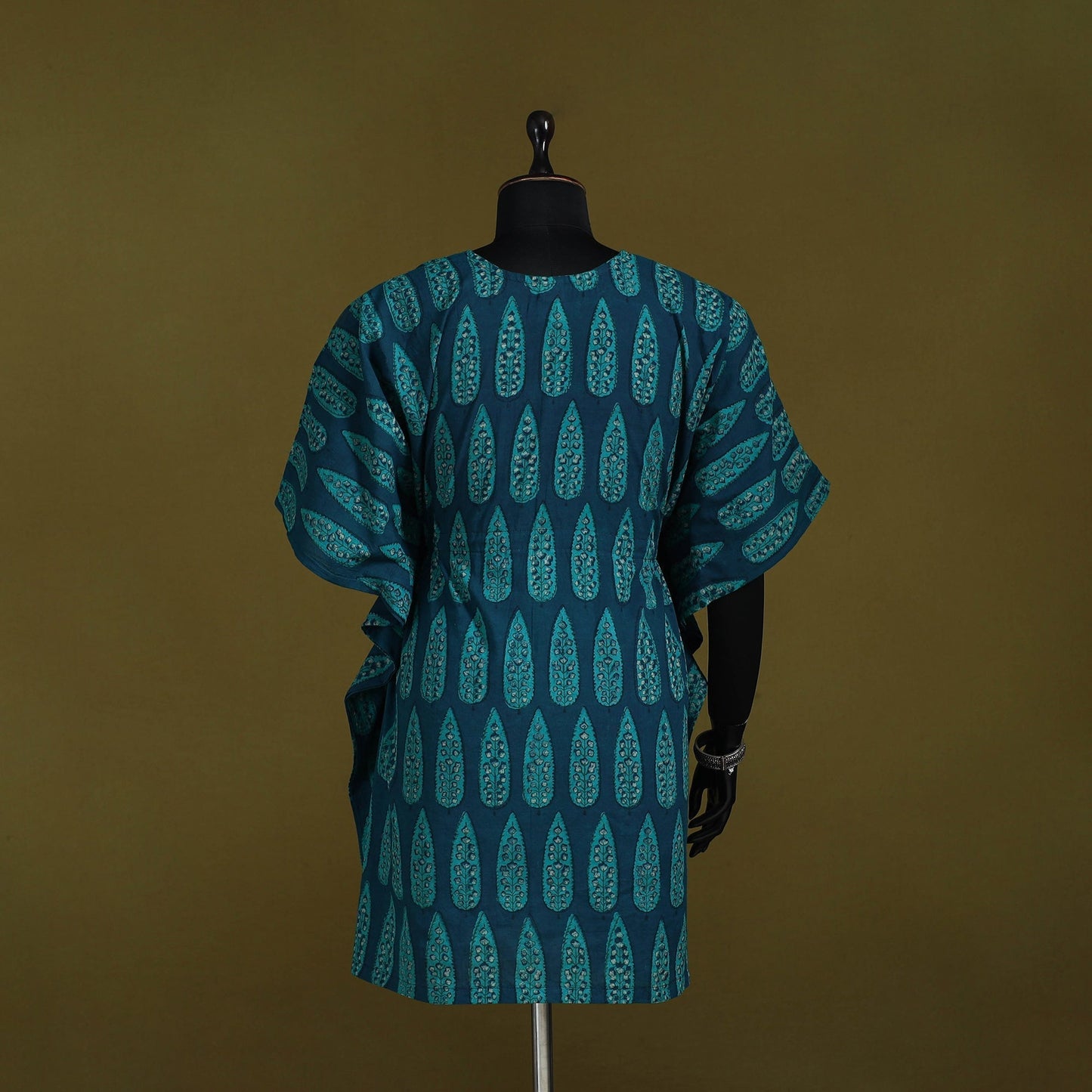 Natural dyed hand akola cotton medium kaftan 91