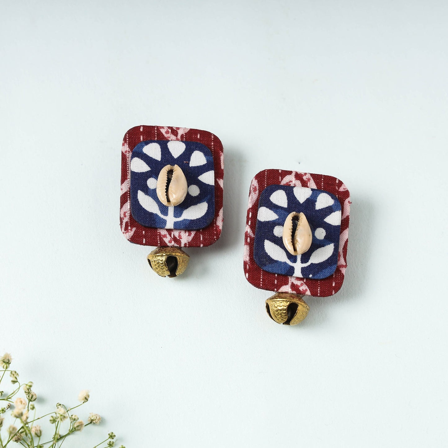 Handcrafted Fabart Earrings by Asalkaar