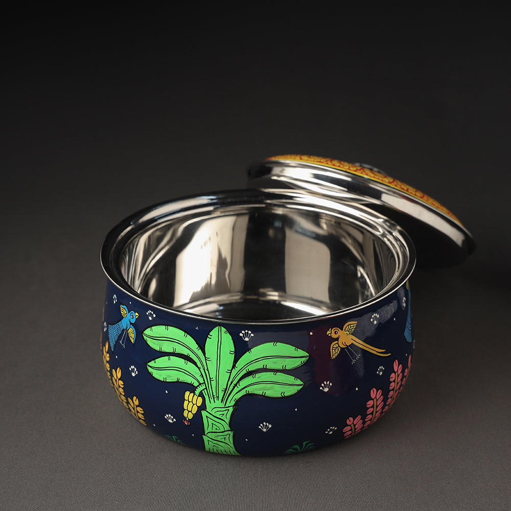 Odisha Pattachitra Painting Stainless Steel Toral Khalbatta Dholak