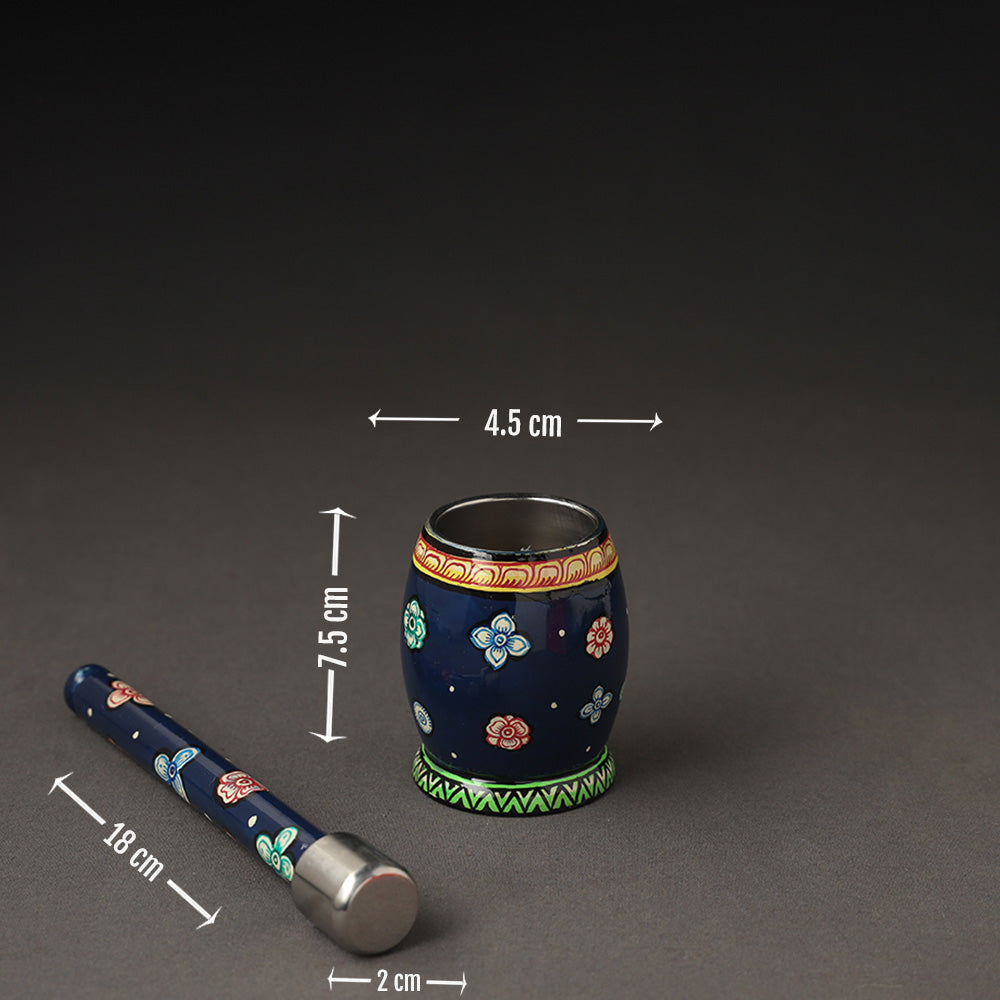 Odisha Pattachitra Painting Stainless Steel Toral Khalbatta Dholak