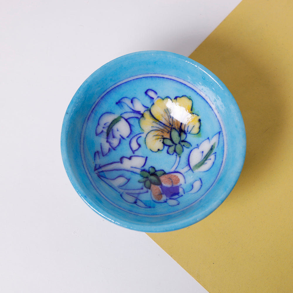Blue Original Blue Pottery Ceramic Bowl