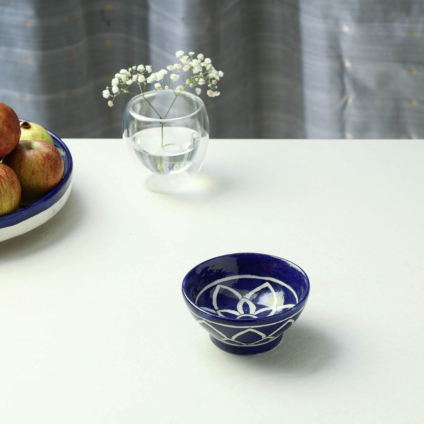 Blue Original Blue Pottery Ceramic Bowl