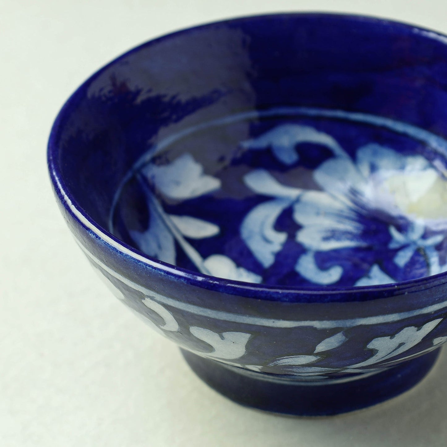 Blue Original Blue Pottery Ceramic Bowl