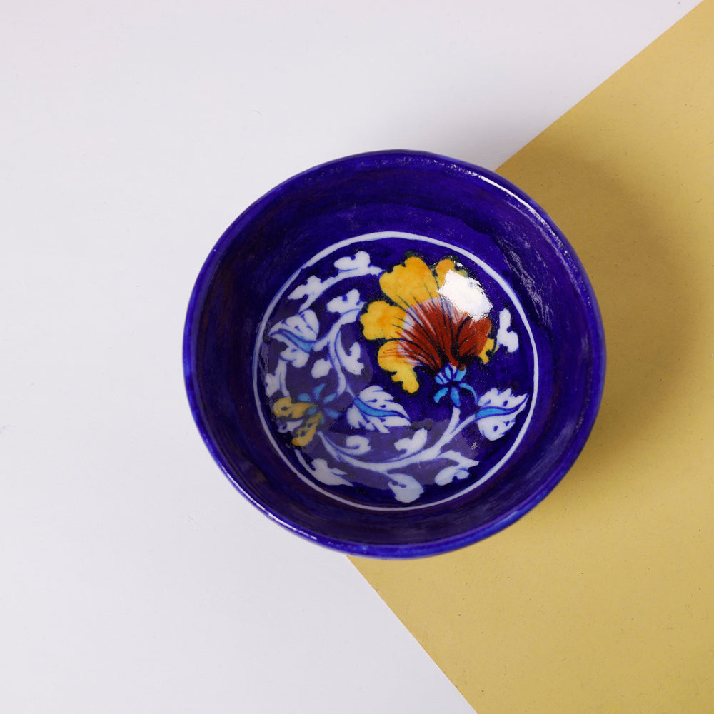 Blue Original Blue Pottery Ceramic Bowl