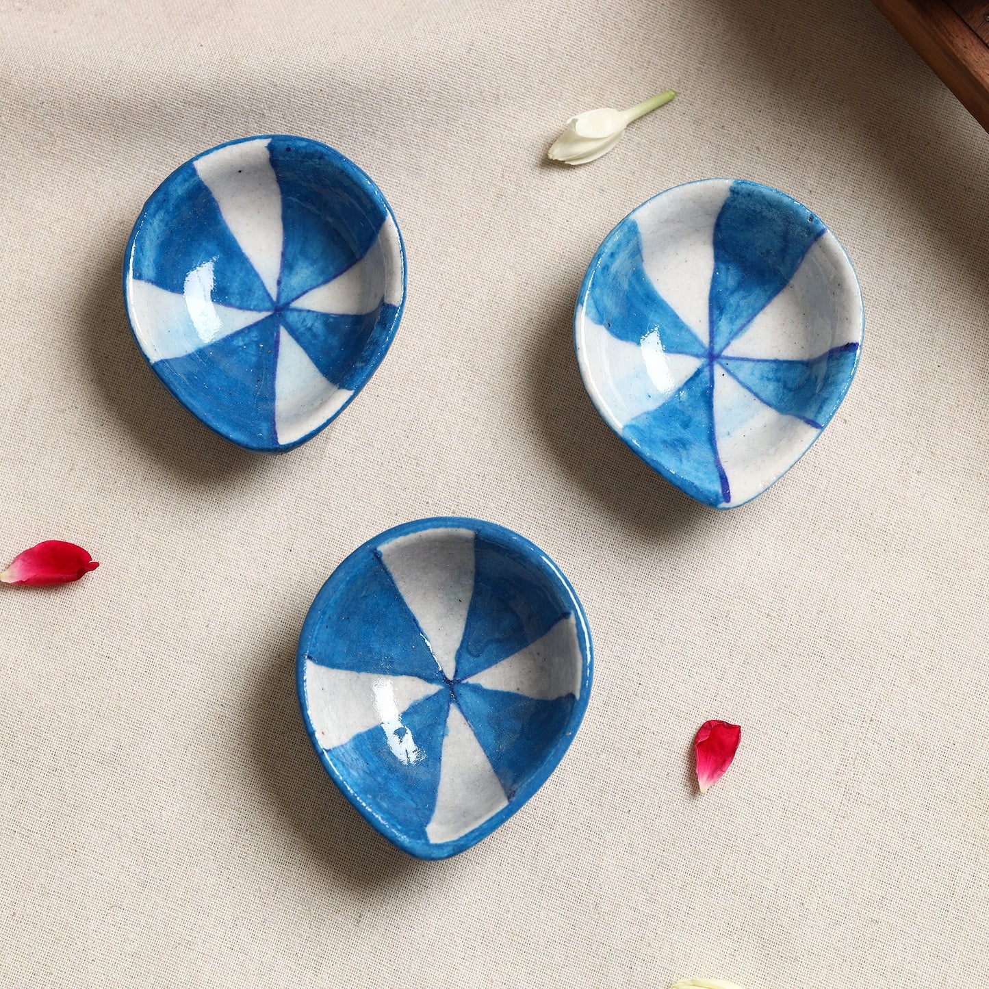 Shop Decorative Blue Pottery Diyas