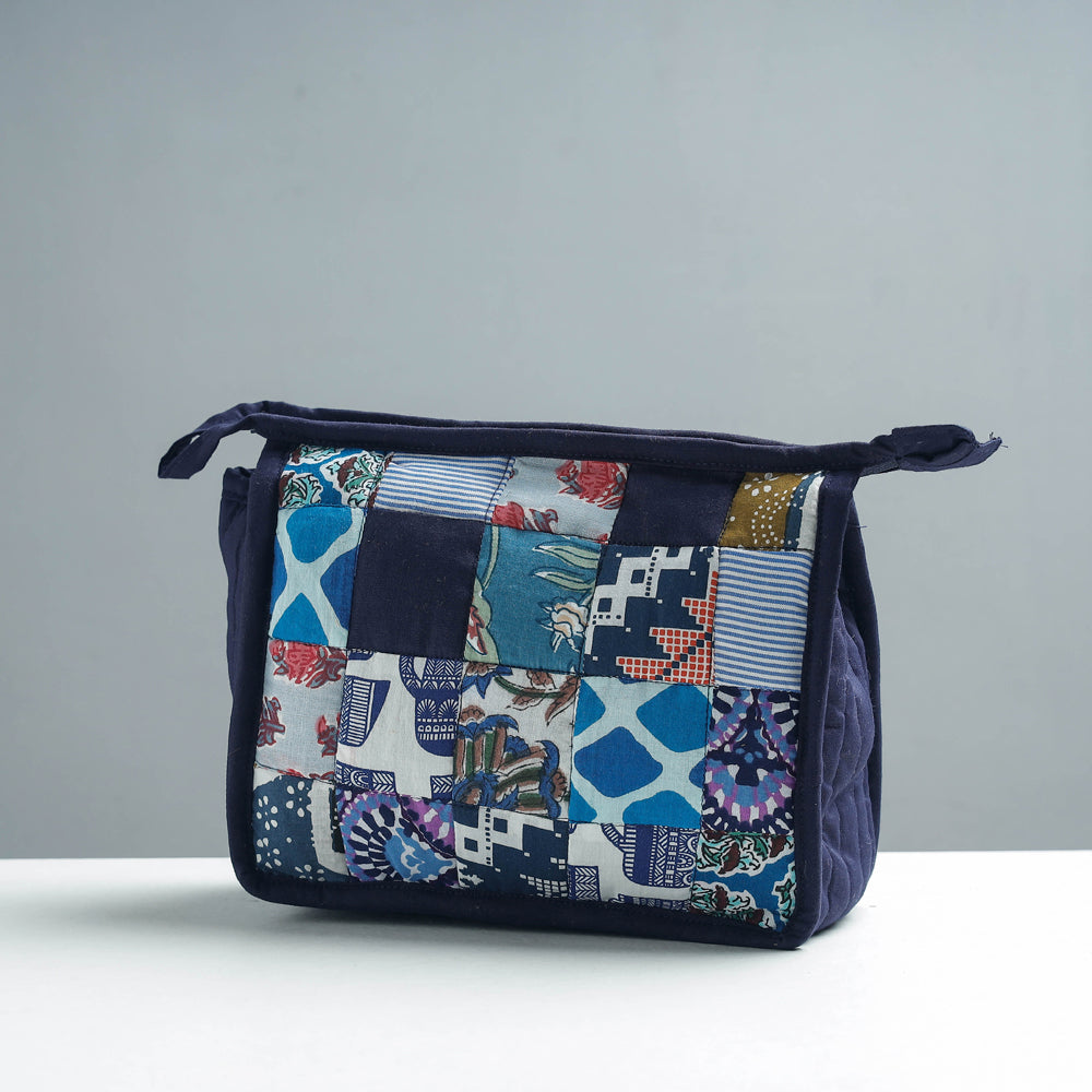 Patchwork Quilted Multipurpose Toiletry Bag